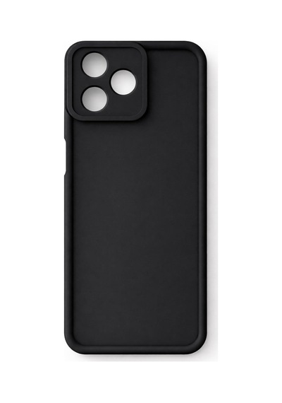 Realme C53 Ve Realma Note50 Uyumlu Kamera Çıkıntılı Mat Silikon Telefon Kılıfı Siyah