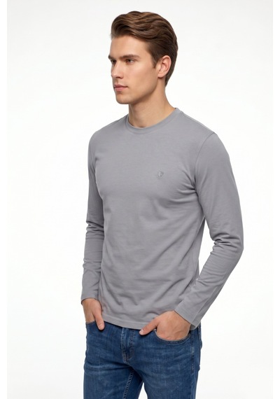 Dynamo Erkek Mevsimlik Sıfıryaka Sweatshirt Bgl-st05365 Gri