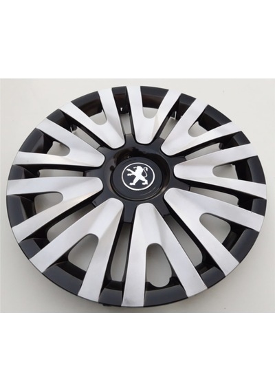 14'' Inç Peugeot Jant Kapağı 4 Adet Çelik Jant Görünümlü Renkli - Kırılmaz Esnek - /4911g9pejo/