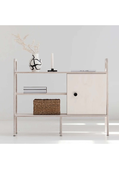 Woodesk Rovere, Ahşap, Dolap Ve Konsol, 120x90, Beyaz Renk