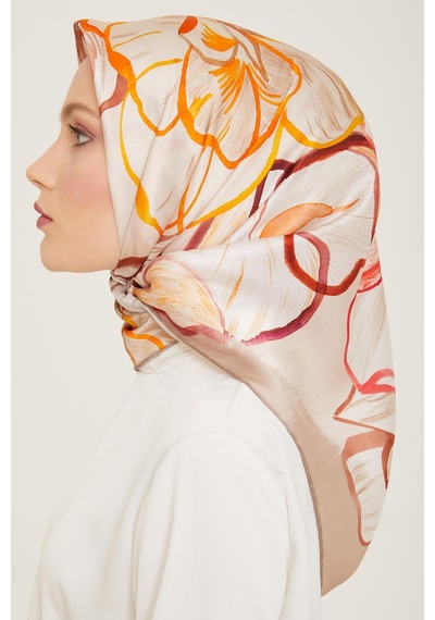 Armine İpek Eşarp 2024 Yaz - 9110-07 Twill - 9110-07