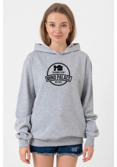 Sherlock Mind Palace Grimelanj Kadın 3ip Kapşonlu Sweatshirt 001
