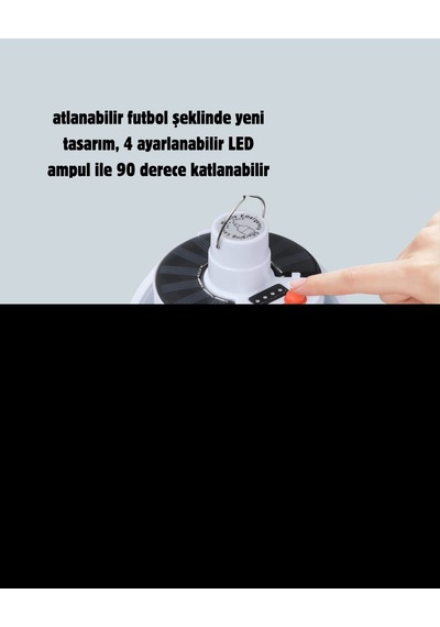 Ipx4 Suya Dayanıklı, Katlanabilir Led Kamp Lambası Ve Acil Durum Işığı - Lisinya
