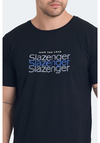 Slazenger Pallu I Erkek Siyah Tişört Siyah