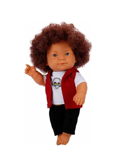 Sunman Curly Bebek 35 Cm. - Kurukafa Tişörtlü