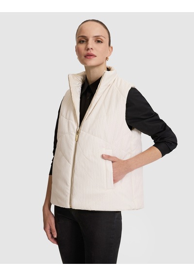 Pierre Cardin Kadın Ekru Mont Yelek 50320364-vr019