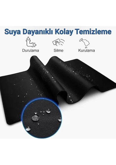 Sonictouch Ultragrand Derin Sarı Kırmızı Siyah Dikişsiz Xl Gaming Oyuncu Klavye Mouse Pad 40x65cm Mousepad