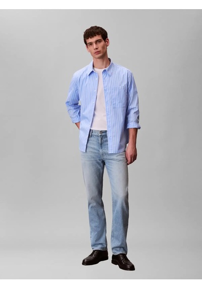 Calvin Klein Standard Straıght Ck, X2p, 30, 30 Mavi Erkek Kot Pantolon