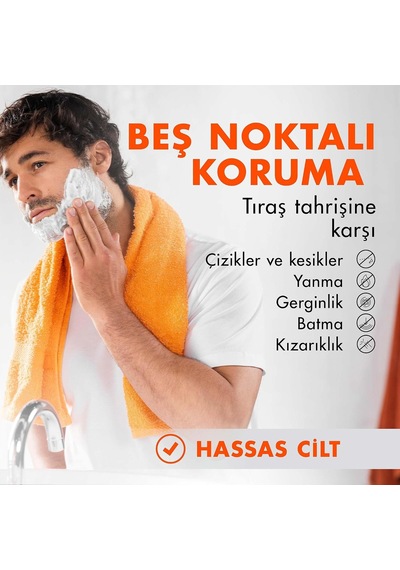 Fusion Badem Yağlı Tıraş Jeli, Hassas Cilt İçin, 200ml