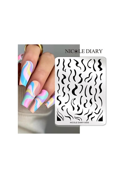 Nicole Diary Metal Stampa Tabakası X005 56252