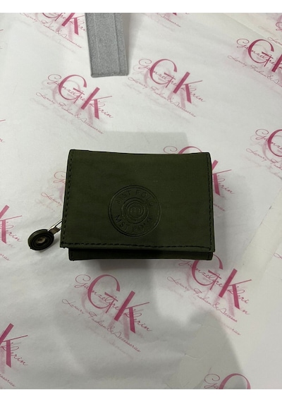 Gk Gamzelirenklerim Luxury Fashıon&accessorıes Krinkıl Mini Cüzdan Haki