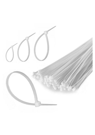 100 Adet Plastik Cırt Kelepçe Kablo Bağı Kablo Düzenleyici- 3.6 X 150 Mm 50001
