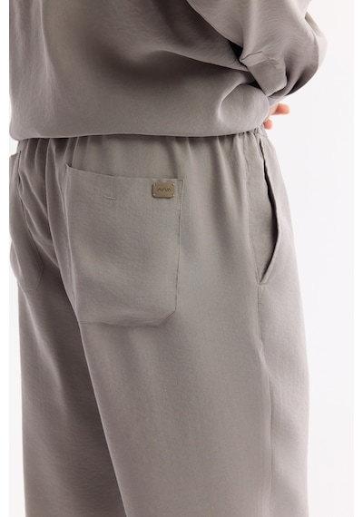 Avva Erkek Nardo Gri Beli Lastikli Bağcıklı Soft Touch Relaxed Fit Pantolon A51y3031