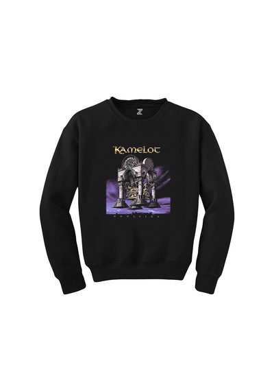 Kamelot Dominion Siyah Sweatshirt Beyaz