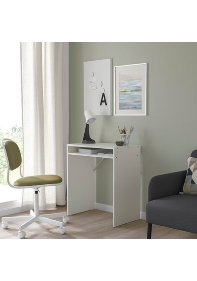 Ikea Torald Çalışma Masası, Beyaz, 65x40 Cm