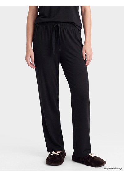 Lcw Dream Siyah Beli Lastikli Kadın Pijama Altı