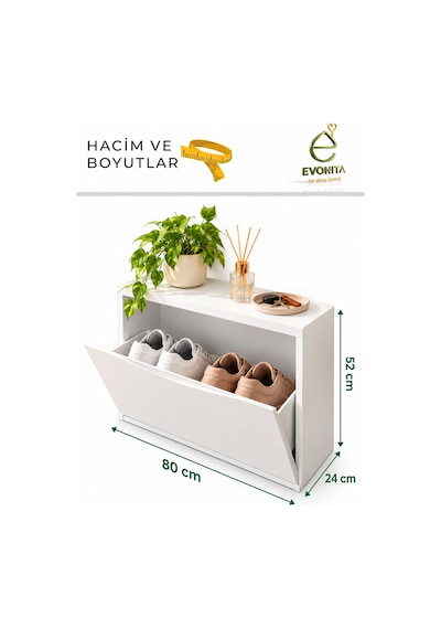 Evonıta Duvara Monte Ayakkabılık Katlanır Kapaklı Dar Alan Ayakkabı Dolabı Beyaz Modern Antre Ayakkabı Organizeri Evonıta Duvara Monte Ayakkabılık Katlanır Kapaklı Dar Alan Ayakkabı Dolabı Beyaz Modern Antre Ayakkabı Organizeri