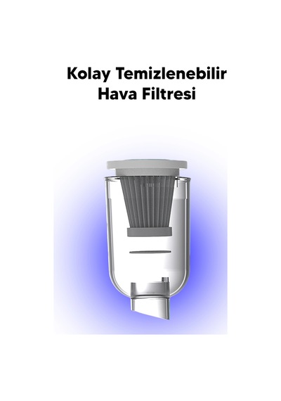 Araç İçi Süpürge Siyah 0-250 Watt 5-10 Dba Ses Seviyesi 1-2 Saat Şarj 2 Yıl Garantili