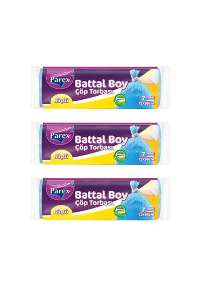 Güçlü Battal Boy Çöp Torbası X 3'lü
