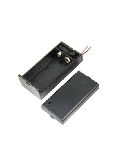 9Volt Pil Kutusu Kapaklı Swiçli