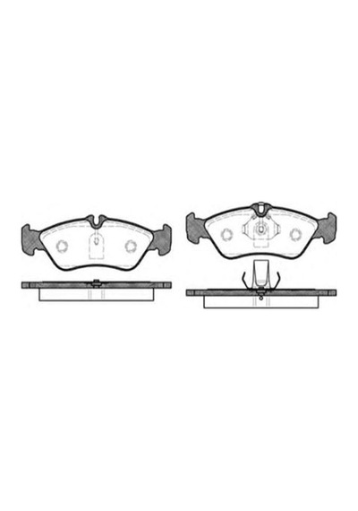 MGA-55214 ARKA FREN BALATASI-0WC KULAKLI-  (VW LT 97-07  MERCEDE