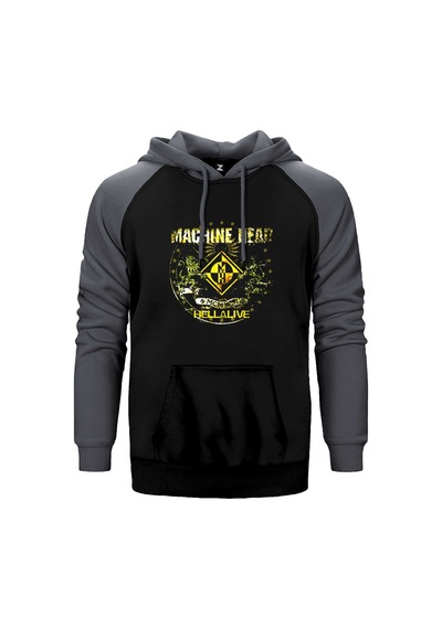 Machine Head Hellalive Gri Renk Reglan Kol Sweatshirt / Hoodie
