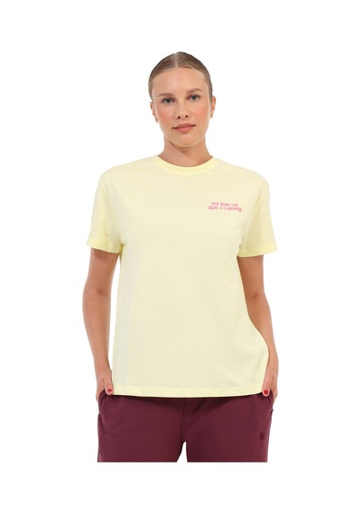 Lumberjack Kısa Kol T-shirt Kadın Sarı Wl 11danya 000000000102725358