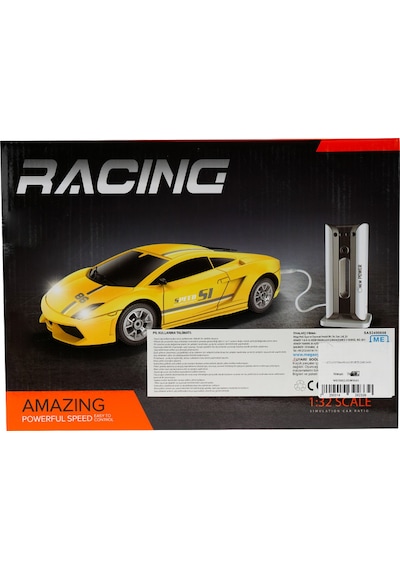 Uzaktan Kumandalı Sports Car Sarı Çok Renkli