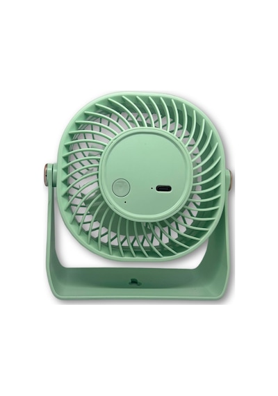 Zb112 Taşınabilir Masaüstü Yeşil Usb Fan