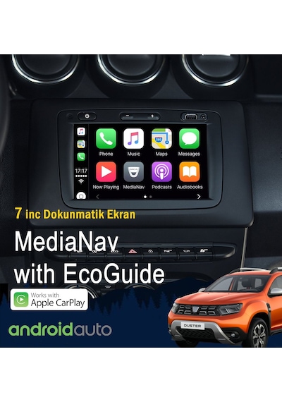 Duster Lg Carplay Media Nav Evolutıon Multımedya Navıgasyon 7"
