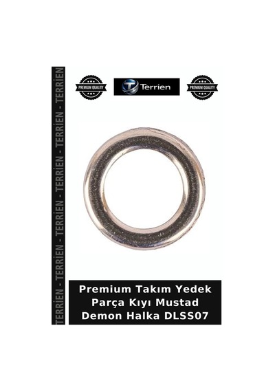 Premium Takım Yedek Parça Kıyı Mustad Demon Halka Dlss07 No:6 - 7li