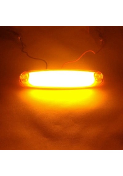 15 Adet 12v-24v Neon Parmak Led Lamba Turuncu