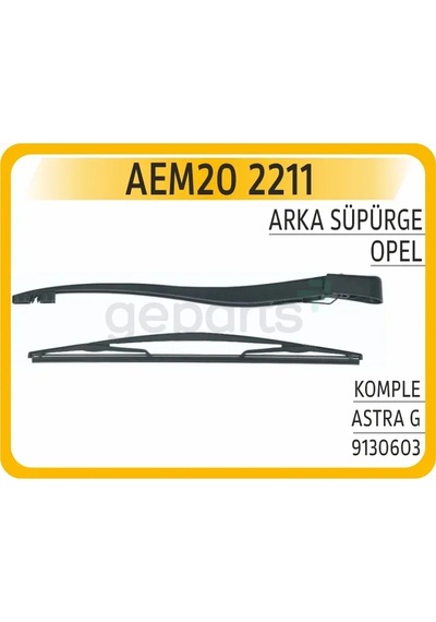 Arka Silecek Kolu Süpürgesi Komple Opel Astra G 1998