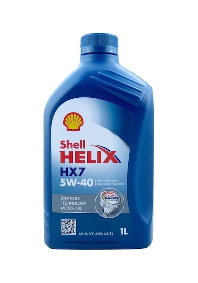 Shell Helix HX7 5W-40 Sentetik Motor Yağı 1 L