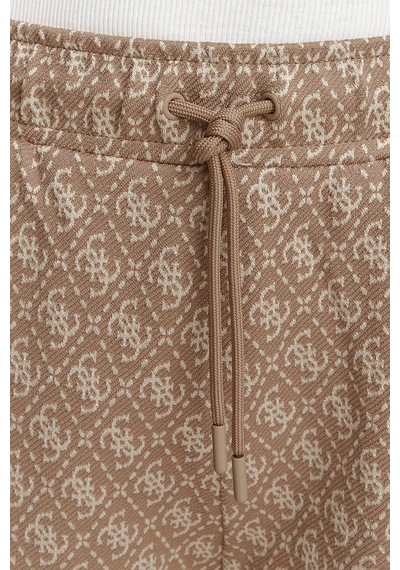Guess 4g Allover Jacquard Pantolon V6yb27k5181 Kadın Pantolon V6yb27 K5181 Fnnı Kahve