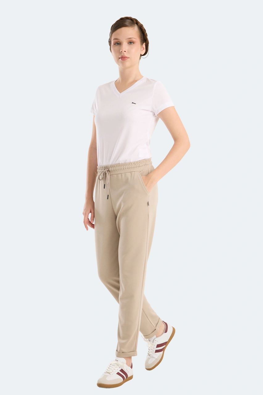 Slazenger Icepaw I Kadın Bej Eşofman Altı Bej