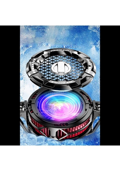 Newface Fs02 15w Rgb Radyatör Telefon Soğutucu Fan - Siyah