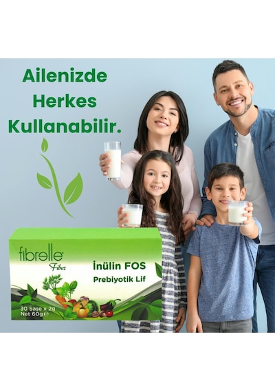 Fibrelle İnülin Fos Prebiyotik Lif 30 Saşe