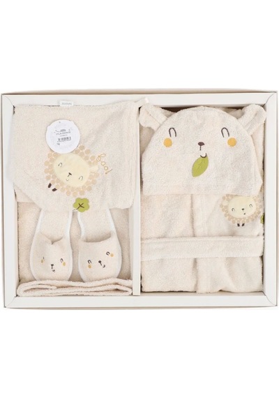 Bebitof Baby Kuzucuk Bornoz Seti 30039 Standart