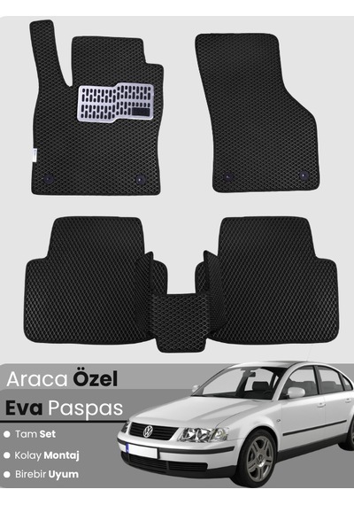 Volkswagen Passat B5 1996-2005 Uyumlu Eva Paspas Tam Set Oto Paspas,araca Özel,su Geçirmez 967