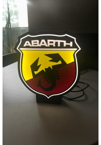 Abarth Dekoratif Aydınlatma Led Gece Lambası Çok Renkli
