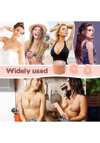 NBB Ten Rengi Kumaş Breast Lift Göğüs Bandı 5m Ten