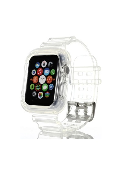 Ally Apple Watch 6-se-5-4 44mm / 3-2-1 42mm Kayış Kordon Kılıf Silikon- 5775