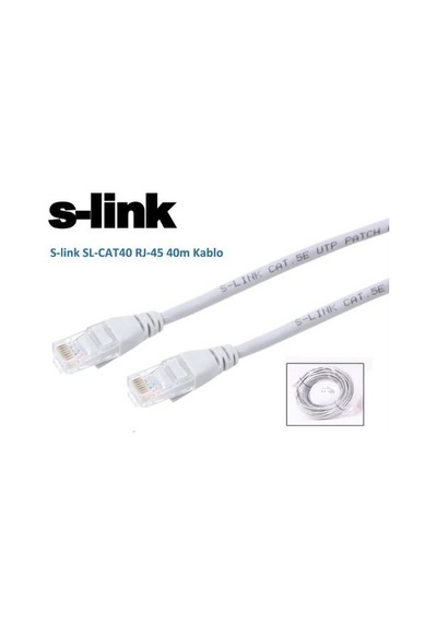 S-Link Sl-Cat40 40M Patch Cord Cat5E Kablo