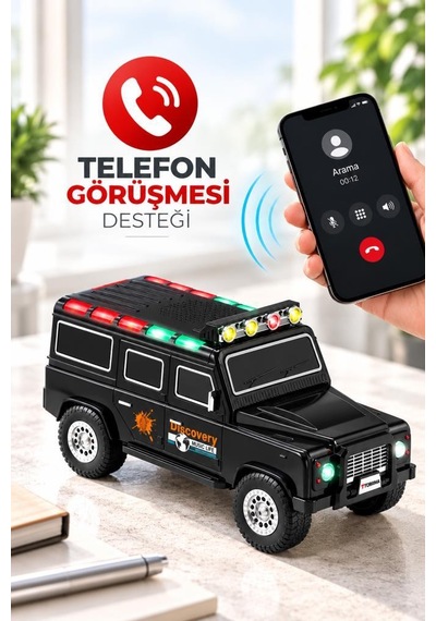 Torima Bluetooth Hoparlör Araba Tasarımlı Tws 15w Usb Speaker D95 Siyah