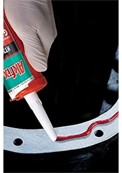 Akfix Ht300 Sıvı Conta Yüksek Isı Silikonu Kırmızı 310 Ml