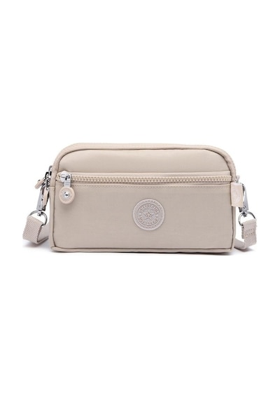 Smart Bags 1112 Krınkle Kumaş Postacı Çantası (Bej) Bej
