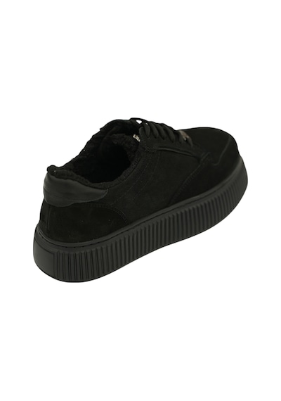 Kadın Bağcıklı Sneaker Siyah