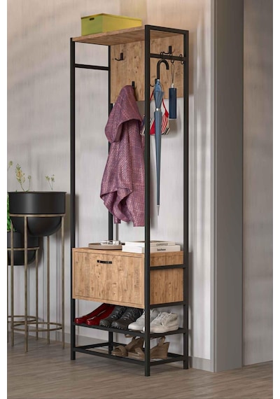 Reyo Falez Portmanto Metal Ahşap Askılık Mini Vestiyer Portmanto Ayakkabılık Çam Atlantik Çam Reyo Falez Portmanto Metal Ahşap Askılık Mini Vestiyer Portmanto Ayakkabılık Çam Atlantik Çam