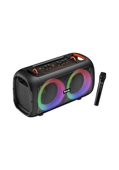 Party Box Bluetooth Hoparlör Kablosuz Mikrofonlu 60w Karaoke Speaker